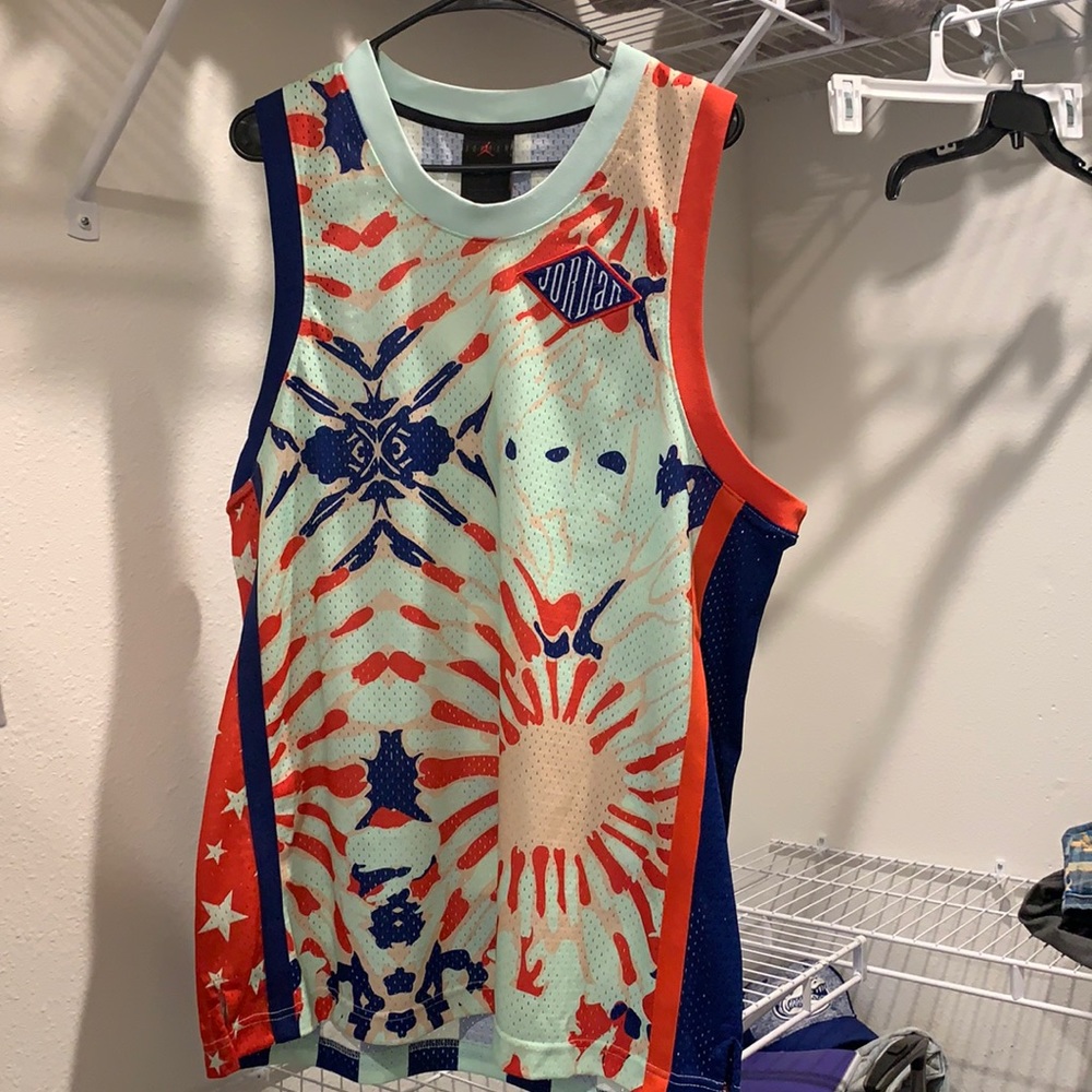 Colorful Jordan jersey